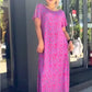 👗【M-3XL】2024 Fashionable plus-size print dress