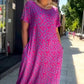 👗【M-3XL】2024 Fashionable plus-size print dress