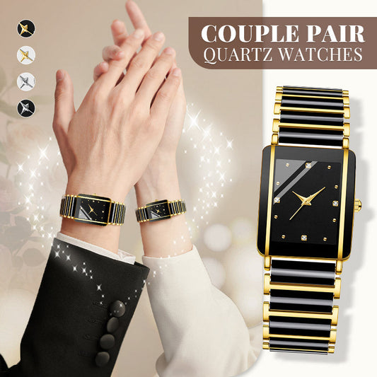 🔥2025 New🔥Fashion Ceramic Square Quartz Watch