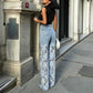 🔥Last Day 50% OFF🔥Fashion Lace Patchwork Denim Jeans