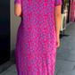 👗【M-3XL】2024 Fashionable plus-size print dress