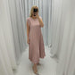 🔥Sleeveless pleated simple solid colour dress