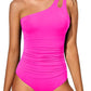 🏖LAST DAY SPECIAL PRICE: ￡15.89!!💖One Shoulder One Piece Swimsuit for Women👙
