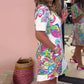 🌷Big price reduction🌸Women Colorful Printed V-Neck Dress💐