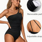 🏖LAST DAY SPECIAL PRICE: ￡15.89!!💖One Shoulder One Piece Swimsuit for Women👙