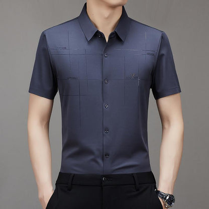 🎁Hot Sale 70% OFF⏳🧊Men's Ice Silk Business Shirt