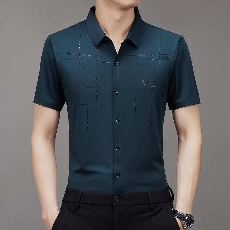 🎁Hot Sale 70% OFF⏳🧊Men's Ice Silk Business Shirt