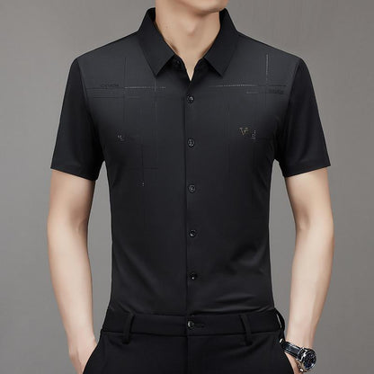 🎁Hot Sale 70% OFF⏳🧊Men's Ice Silk Business Shirt