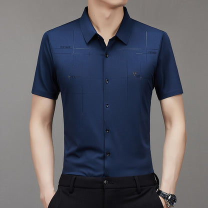 🎁Hot Sale 70% OFF⏳🧊Men's Ice Silk Business Shirt