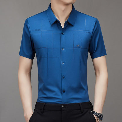 🎁Hot Sale 70% OFF⏳🧊Men's Ice Silk Business Shirt