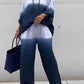 🌷💝Last Day Sale50%OFF - 👗Women's Casual and comfortable gradient two-piece set