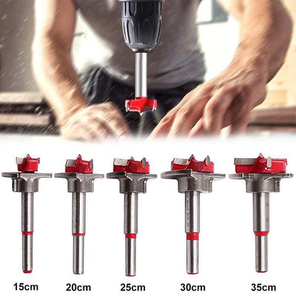 🎁2024 Hot Sale ⏳Positioning Woodworking Drill Bit Set