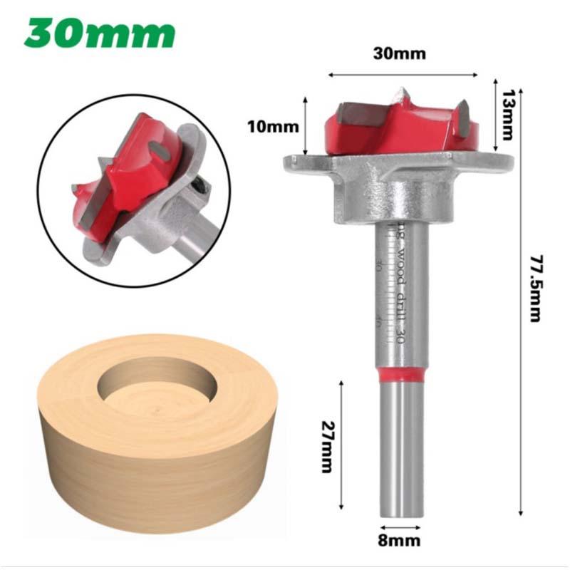 🎁2024 Hot Sale ⏳Positioning Woodworking Drill Bit Set