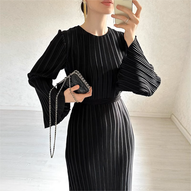 🔥Last Day Sale 50% OFF🔥New Elegant Flare Sleeves Dress - Timeless & Flattering