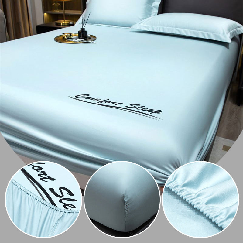 📦Summer Ice Cooling Silky Bed Fitted Sheet Pillow Cover🛏️