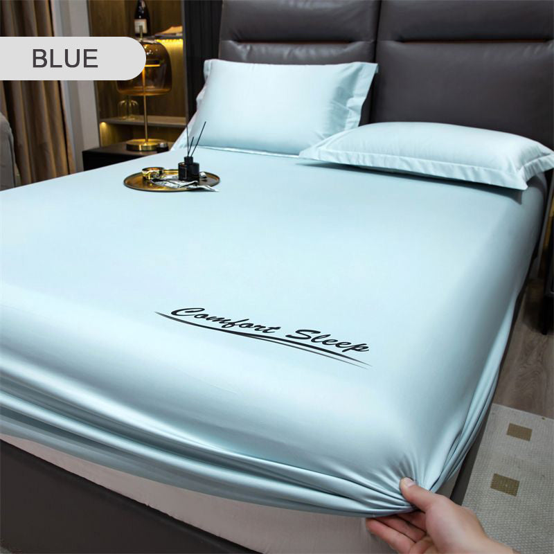 📦Summer Ice Cooling Silky Bed Fitted Sheet Pillow Cover🛏️