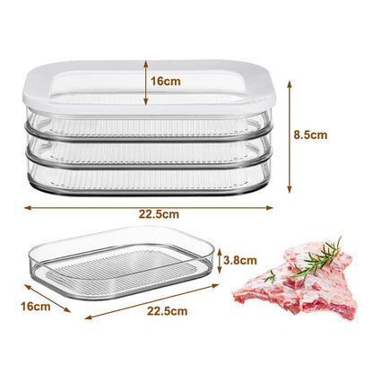 🎁Hot Sale 49% OFF⏳Food Storage Containers with Lid Clear Fridge Crisper