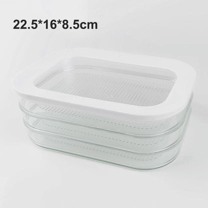 🎁Hot Sale 49% OFF⏳Food Storage Containers with Lid Clear Fridge Crisper