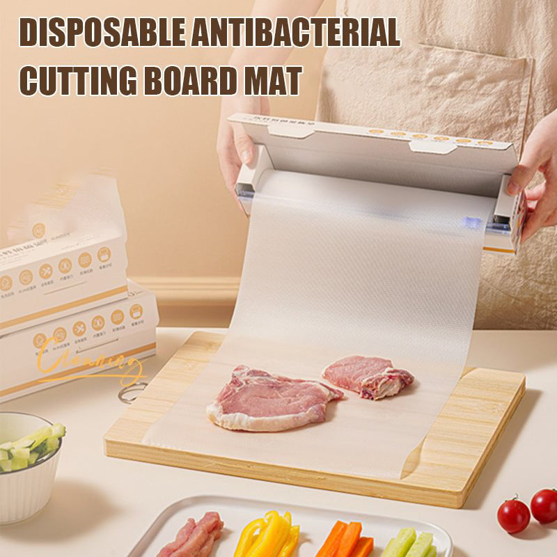 ✨HOT SALE-Disposable Anti-slip Antibacterial Cutting Board Mat