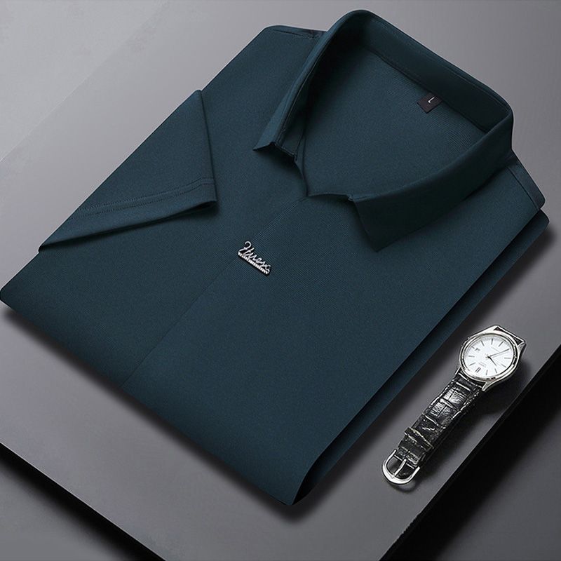 🎁Hot Sale 49% OFF⏳Men’s Casual Lapel Breathable Wrinkle-free T-shirt