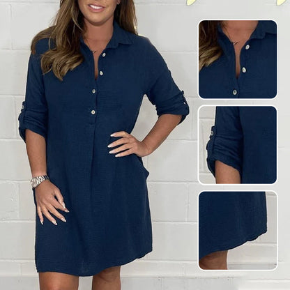 💝Women’s Summer Plus Size Shirt Dress