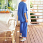 🔥/⏱️Don't Miss! 👚Women's Batwing Sleeve & Wide Leg Pants Lounge Set