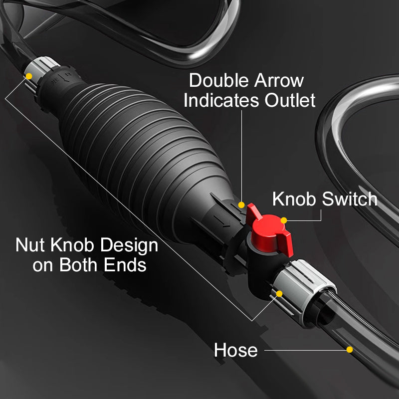 2-in-1 Powerful Portable Air Pump for Oil & Water Pumping