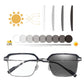Pousbo® Men’s Fashionable Anti-blue Light Square Myopic Glasses