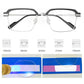 Pousbo® Men’s Fashionable Anti-blue Light Square Myopic Glasses