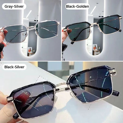 Pousbo® Men’s Fashionable Anti-blue Light Square Myopic Glasses