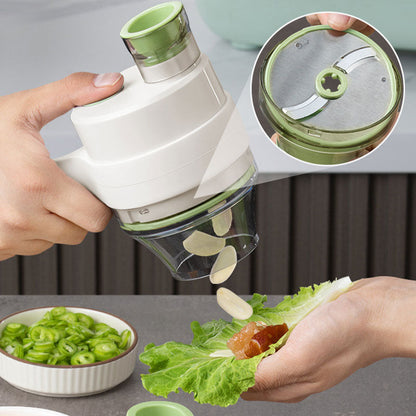 Multifunctional Handheld Electric Vegetable Cutter Set