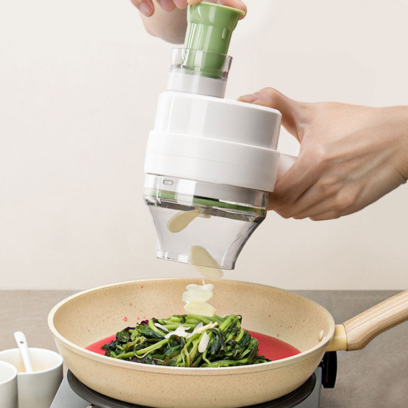 Multifunctional Handheld Electric Vegetable Cutter Set