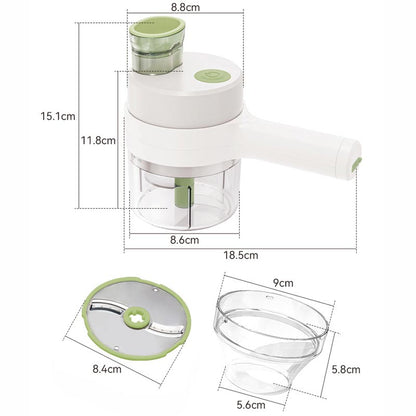 Multifunctional Handheld Electric Vegetable Cutter Set