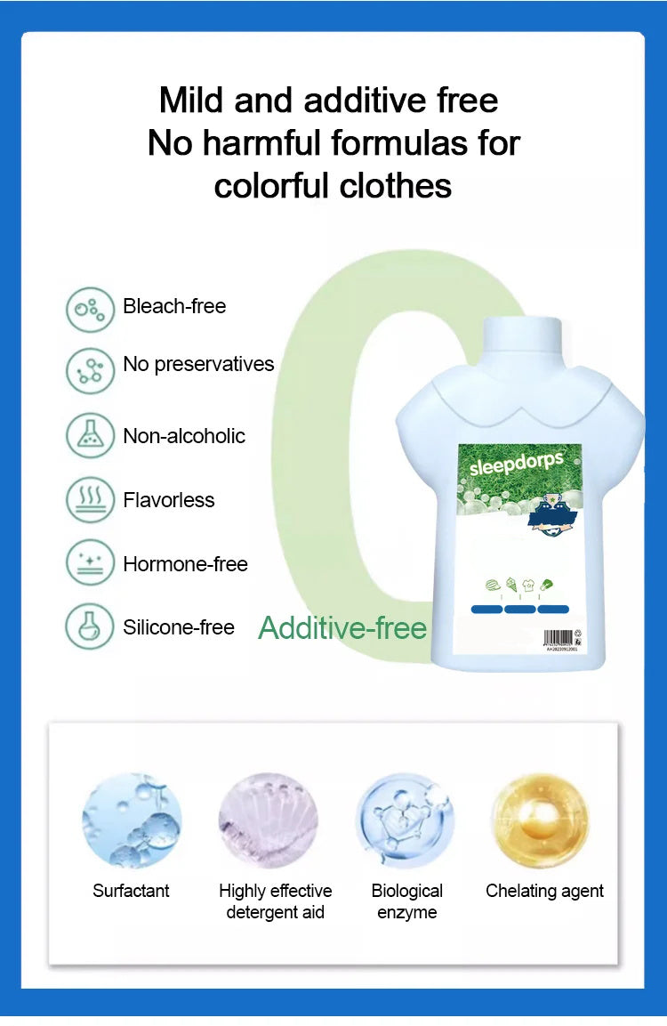 [De-yellowing, De-staining, Stain Removing] Efficient Easy Clean Laundry Detergent Powder