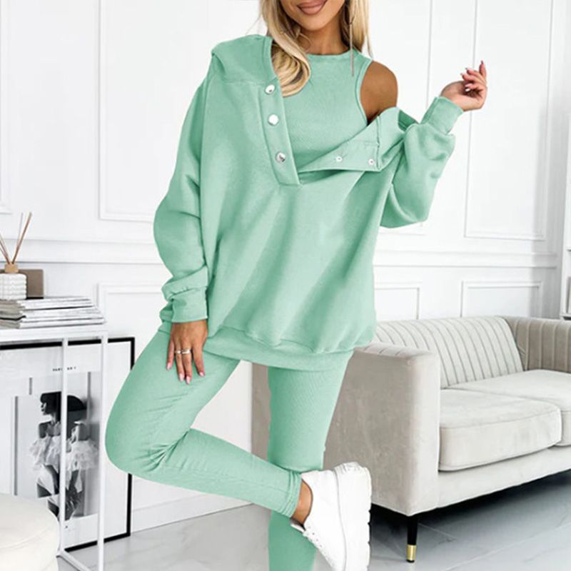 Hooded Casual and Comfortable Sweatshirt Suit