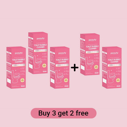 Pink Quick Foaming Toilet Bowl Cleaner - Powder Packs