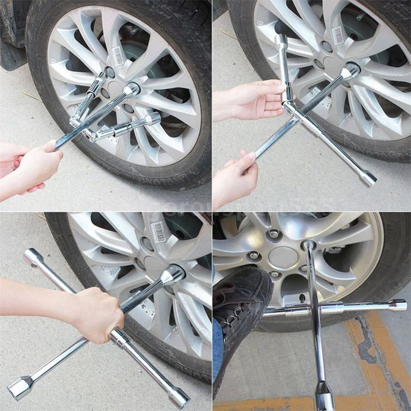 Universal Folding Lug Wrench