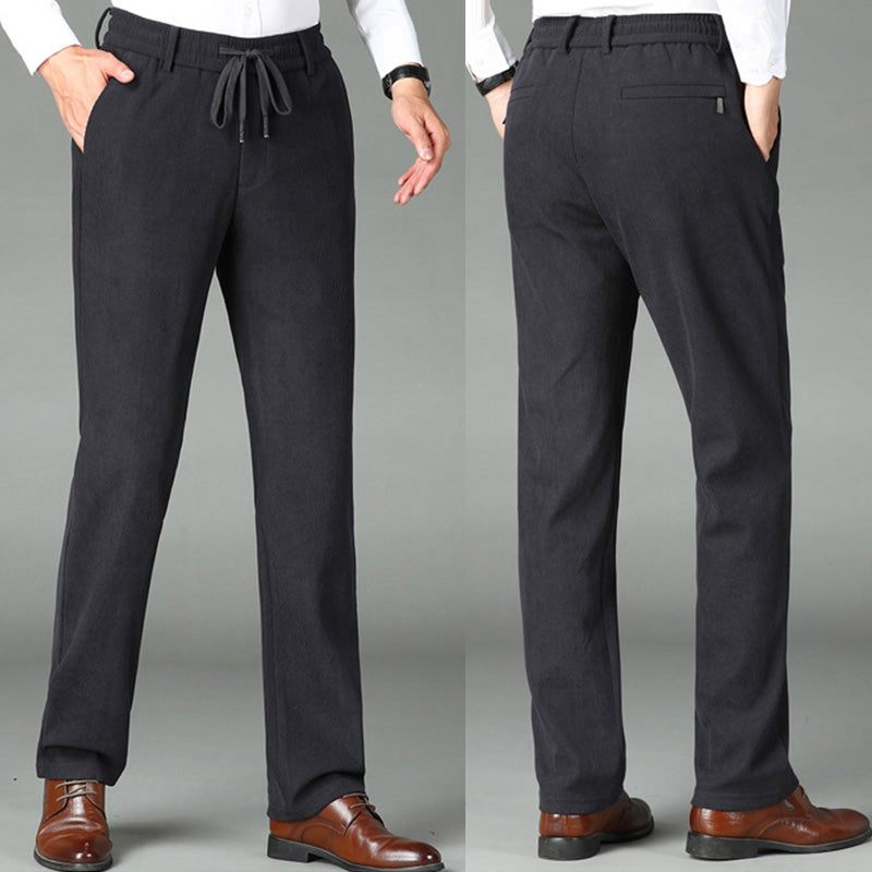 Nice Gift! Men's Thickened Elastic Waist Corduroy Pants