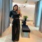 Temperament Solid Color Causal Suit