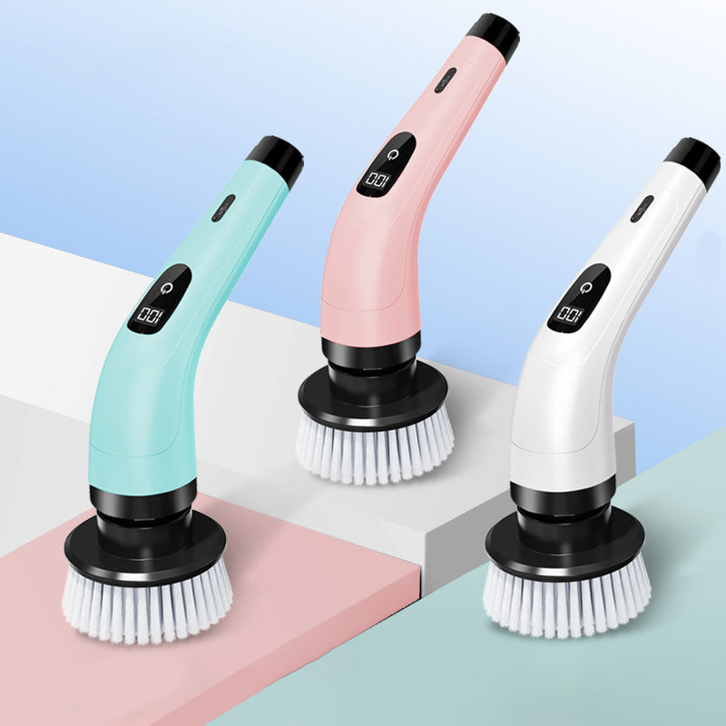 8-in-1 Electric Cleaning Brush Set for Home Use