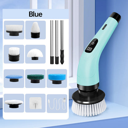 8-in-1 Electric Cleaning Brush Set for Home Use