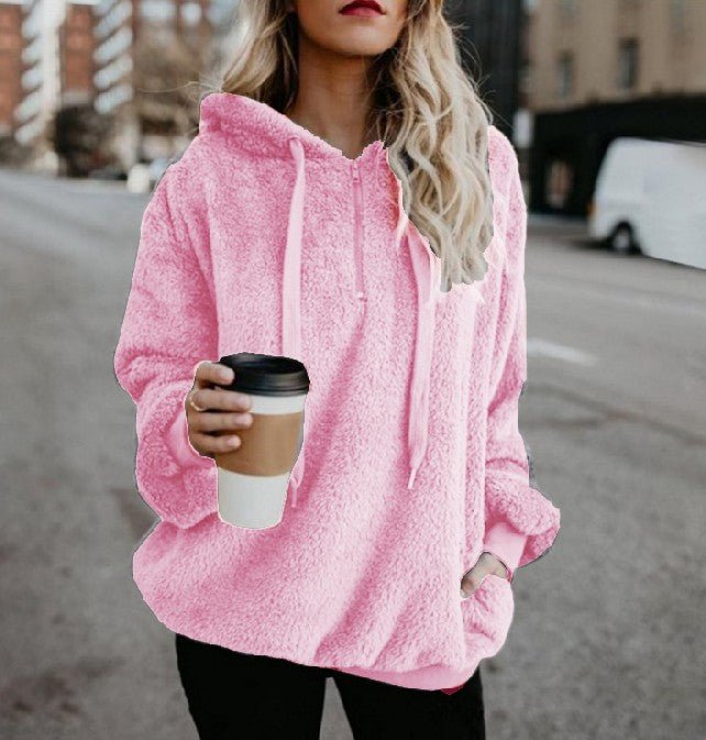 Fashion Warm Casual Loose Hooded Sweatshirt