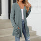 Women's Casual Knit Long-Sleeve Open Front Coat
