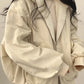 Reversible Oversize Fleece Hooded Jacket