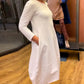 ✨️54% off✨️Solid Color Round Neck Long Sleeve Dress
