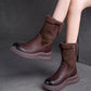 Women's Trendy Zip-up Thick Lined Ankle Boots