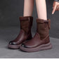 Women's Trendy Zip-up Thick Lined Ankle Boots