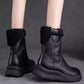 Women's Trendy Zip-up Thick Lined Ankle Boots