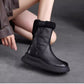 Women's Trendy Zip-up Thick Lined Ankle Boots