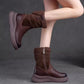 Women's Trendy Zip-up Thick Lined Ankle Boots
